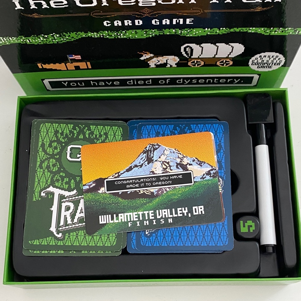 The Oregon Trail Card Game - Green and Black - Picture 3 of 3